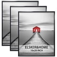 thumbnail image 1 of ELSKER&HOME 16x20 Poster Frame 3 Pack, Black Picture Frame for Horizontal or Vertical Wall Mounting, 1 of 7