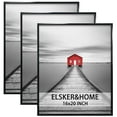 thumbnail image 1 of ELSKER&HOME 16x20 Poster Frame 3 Pack, Black Picture Frame for Horizontal or Vertical Wall Mounting, 1 of 7