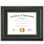 GraduationMall 11 x 17 Black Wood Diploma Frame with Tassel Holder for