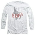 thumbnail image 1 of ELVIS/ICONIC POSE-L/S ADULT 18/1-WHITE-MD, 1 of 1