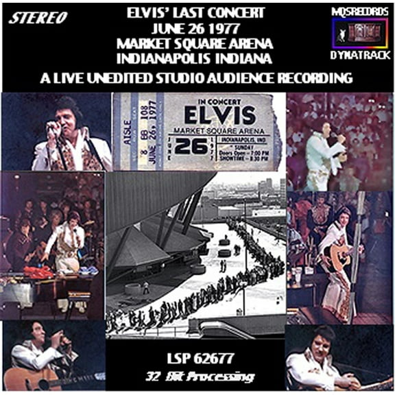 ELVIS PRESLEY'S VERY LAST CONCERT PERFORMANCE