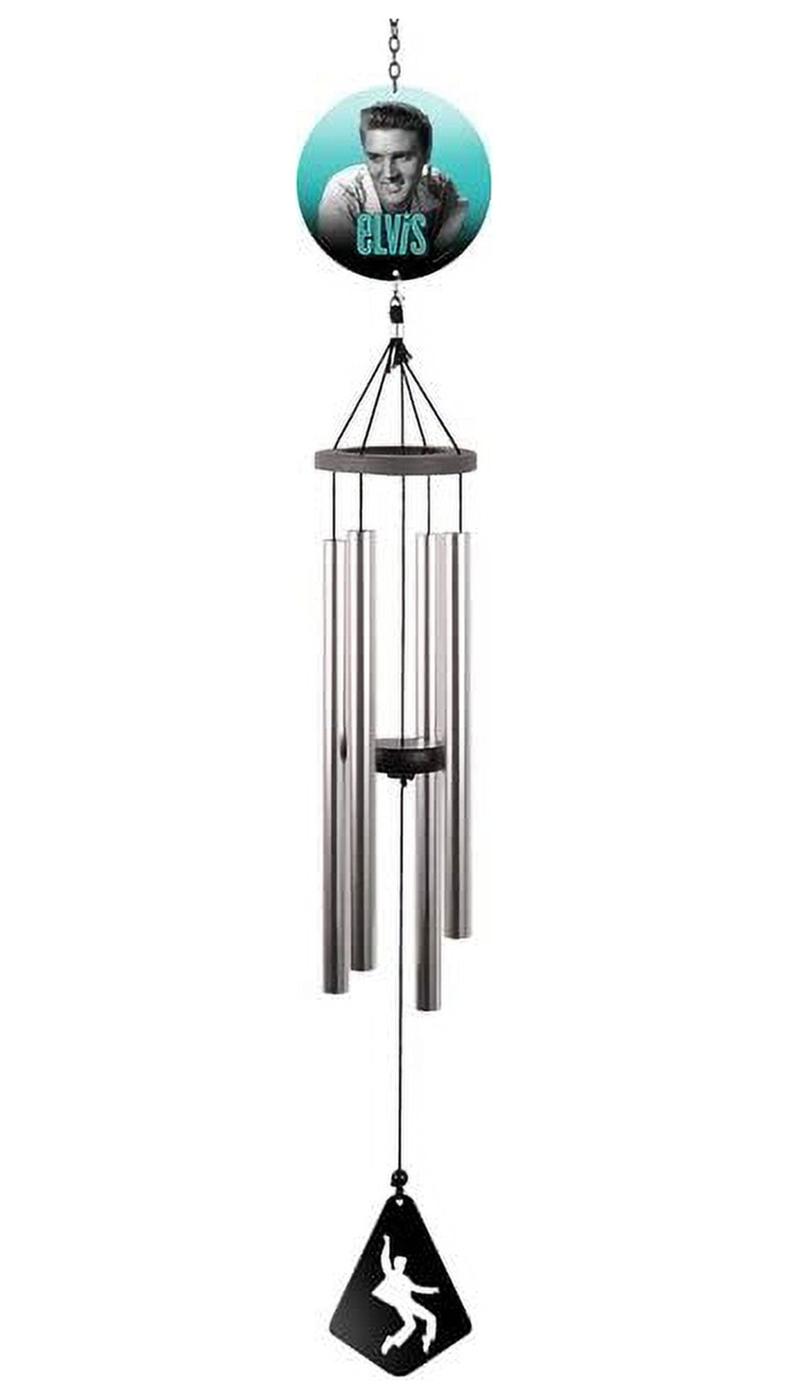 Spoontiques Elvis Wind Chime - Garden D√©cor - Decorative Chimes for Yard and Garden Decoration
