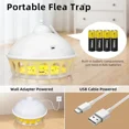 thumbnail image 1 of ELVY - Flea Killer Traps For Home, Light Trap With 5 Refills, Safe For Pets & Kids, 1 of 6