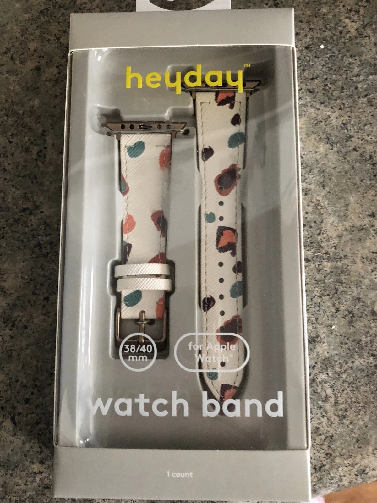 ELVY- Heyday Apple Watch Band 38/40Mm - Terrazzo Printed Saffiano