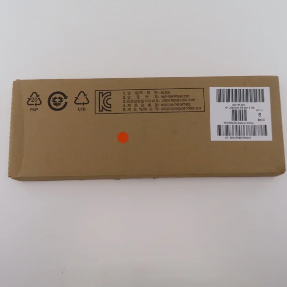 ELVY- Hp Usb Slim 803181-001 Slim Business 104 Key Standard Wired Keyboard New