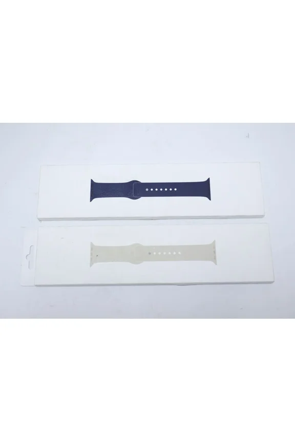 - Lot Of 2 Apple Sport Band 1X 44Mm Deep Navy 1X 41Mm Starlight