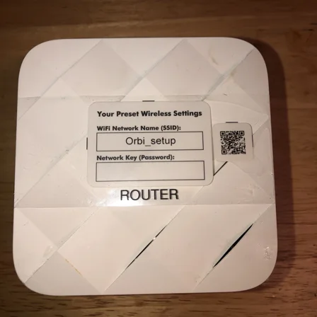 ELVY- Netgear Orbi Rbr10 Mesh Wifi Router No Power Cord