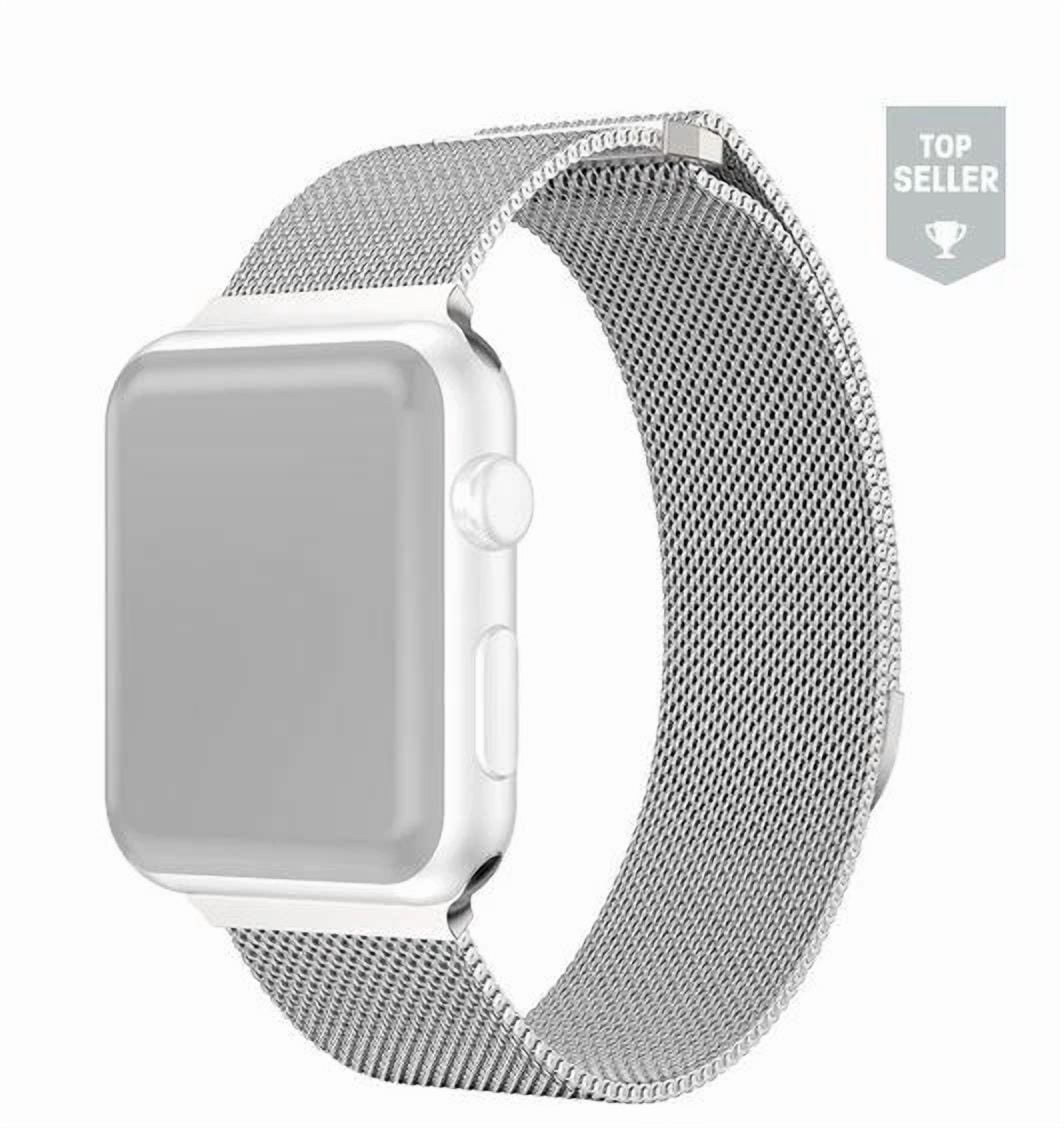 ELVY- Primo Stainless Steel Mesh Apple Watch Band 22Mm / 44Mm Magnetic Clasp