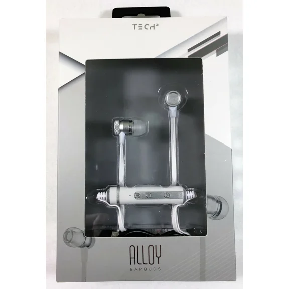 ELVY- Tech2 Audio Alloy Metallic Bluetooth Headphones - White
