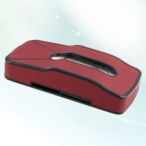 ELVY - Tissue Box Rectangular Car Armrest Case Tray Holder Cover