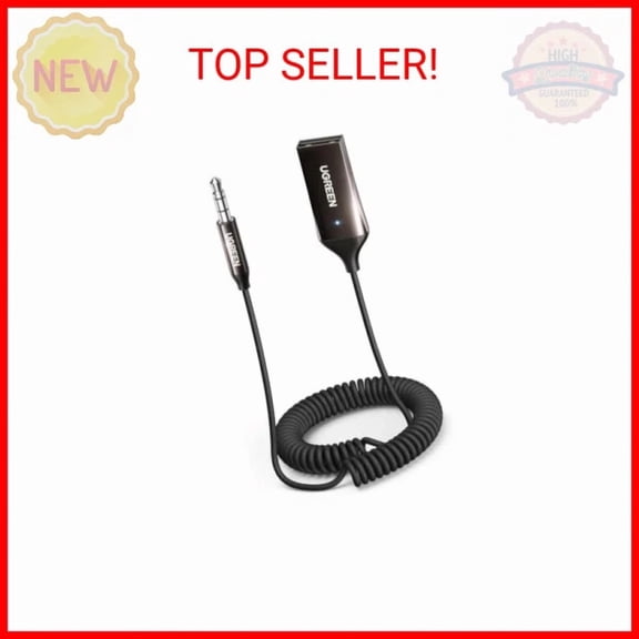 ELVY- Ugreen Aux To Bluetooth 5.3 Adapter 3.5Mm Bluetooth Receiver For Car Usb 2.0 To