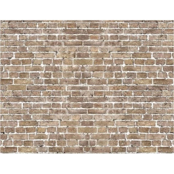 ELVY- Yynxsy 7X5Ft Brick Wall Background Primary Color 7X5Ft, Khaki