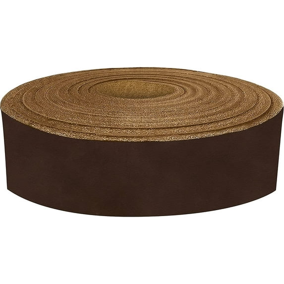 ELW 5-6 oz 2-2.4mm Bourbon Brown Straps, Belts, Strips 2.75" Wide X 40" Length 6.9cm x 1.06m Full Grain Leather Crazy Horse Belt Medium DIY Craft, Pet Collars, Blanks, Accessory, Jewelry, Wrapping
