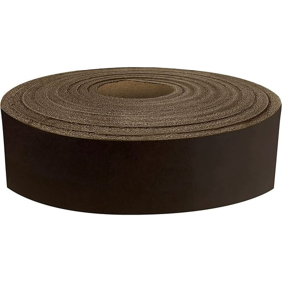 ELW 5-6 oz 2-2.4mm Dark Brown Straps, Belts, Strips 2" Wide X 60" Length 5.1cm x 1.52m Full Grain Leather Crazy Horse Belt Medium DIY Craft, Pet Collars, Blanks, Accessory, Jewelry, Wrapping