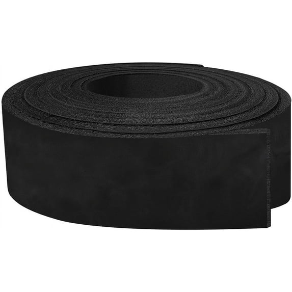 ELW 5-6 oz 2-2.4mm Nappa Oil Tanned & Waxy Finish Leather Belt Grade Straps  Size: 1.25"x60" 3.2x152cm  Black Color  Full Grain Craftsman A/B Grade Natural Cowhide, DIY, Crafting, Strips