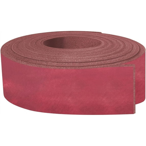 ELW 5-6 oz 2-2.4mm Nappa Oil Tanned & Waxy Finish Leather Belt Grade Straps  Size: 1.25"x60" 3.2x152cm  Red Color  Full Grain Craftsman A/B Grade Natural Cowhide, DIY, Crafting, Strips