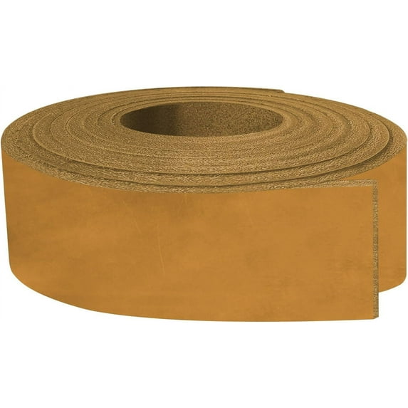 ELW 5-6 oz 2-2.4mm Nappa Oil Tanned & Waxy Finish Leather Belt Grade Straps Size: 2"x50" 5.1x127cm Tobacco Brown Color Full Grain Craftsman A/B Grade Natural Cowhide, DIY, Crafting, Strips