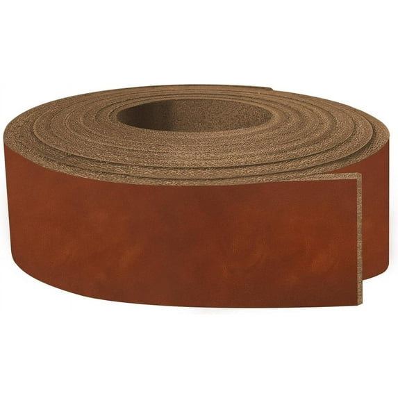 ELW 5-6 oz 2-2.4mm Nappa Oil Tanned & Waxy Finish Leather Belt Grade Straps Size: 2"x60" 5.1x152cm Canyon Color Full Grain Craftsman A/B Grade Natural Cowhide, DIY, Crafting, Strips