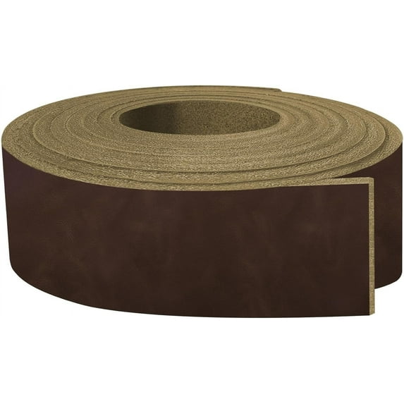 ELW 5-6 oz 2-2.4mm Nappa Oil Tanned & Waxy Finish Leather Belt Grade Straps  Size: 4"x60" 10.2x152cm  Dark Brown Color  Full Grain Craftsman A/B Grade Natural Cowhide, DIY, Crafting, Strips
