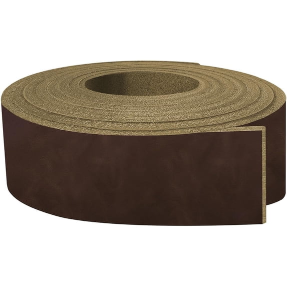 ELW 5-6 oz 2-2.4mm Nappa Oil Tanned & Waxy Finish Leather Belt Grade Straps Size: 6"x50" 15.24x127cm Dark Brown Color Full Grain Craftsman A/B Grade Natural Cowhide, DIY, Crafting, Strips