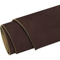 thumbnail image 1 of ELW 5-6 oz 2-2.4mm Nappa Oil Tanned & Waxy Finish Leather Pre-Cuts & Hides  Size: 6"x60" 15.2-152.4 cm  Dark Brown Color  Full Grain Genuine Craftsman Grade A/B, Leatherworking, Sheets, 1 of 6