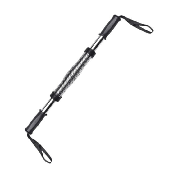 yotijay Spring Power Bar Heavy Duty Chest Expander Muscle Training Chest Builder Black 30kg 58cm