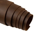 thumbnail image 1 of ELW 9-10 oz 3.6-4mm Thick Pre-Cut Piece 2.5-4 SQ FT Bourbon Brown Full Grain Leather, Oil Tanned Cowhide for Tooling, Carving, Molding, Craft, Hobby, Workshop, Sewing, Pyrography, Knife Sheaths, 1 of 10