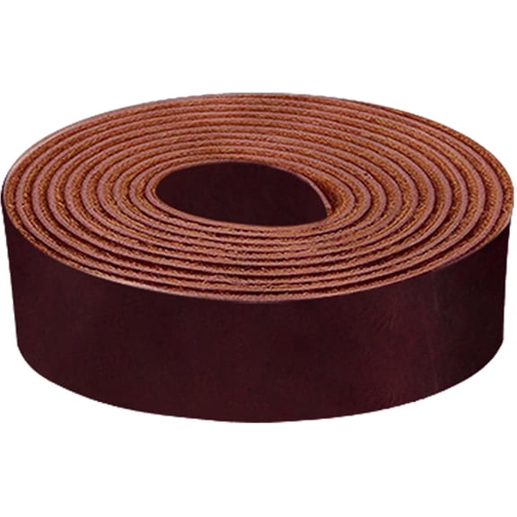 ELW 9-10 oz. 3.6-4mm Wine Straps, Belts, Strips 1"x60" 2.5x152cm - Belt Grade Latigo Leather for Cowhide Heavy DIY Craft - Pet Collars, Blanks, Accessory, Jewelry, Key Chains