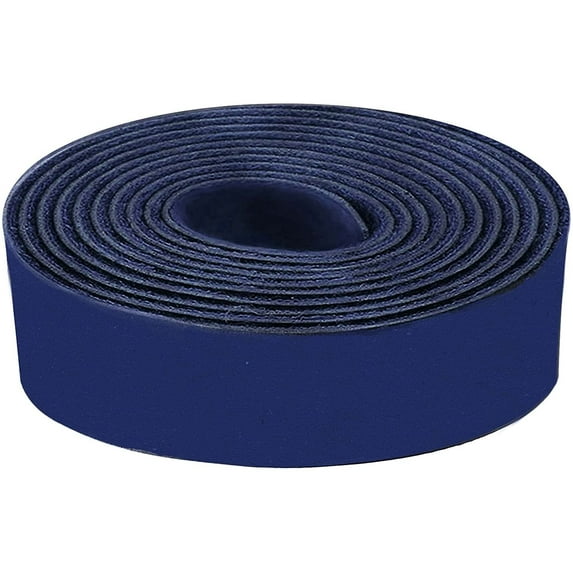 ELW Blue Latigo Leather 5-6 oz. 2-2.4mm Straps, Belts, Strips 3" 7.6cm Wide X 60" 1.5m Length Full Grain Leather Cowhide DIY Arts & Craft Projects, Clothing, Jewelry, Wrapping
