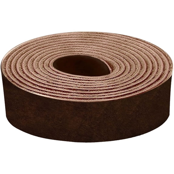 ELW Brown Latigo Leather 5-6 oz. 2-2.4mm Straps, Belts, Strips 3-3/4" 9.5cm Wide X 72" 1.8m Length Full Grain Leather Cowhide DIY Arts & Craft Projects, Clothing, Jewelry, Wrapping
