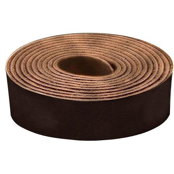 ELW Brown Latigo Leather 5-6 oz. 2-2.4mm Straps, Belts, Strips 3" 7.6cm Wide X 84" 2.1m Length Full Grain Leather Cowhide DIY Arts & Craft Projects, Clothing, Jewelry, Wrapping