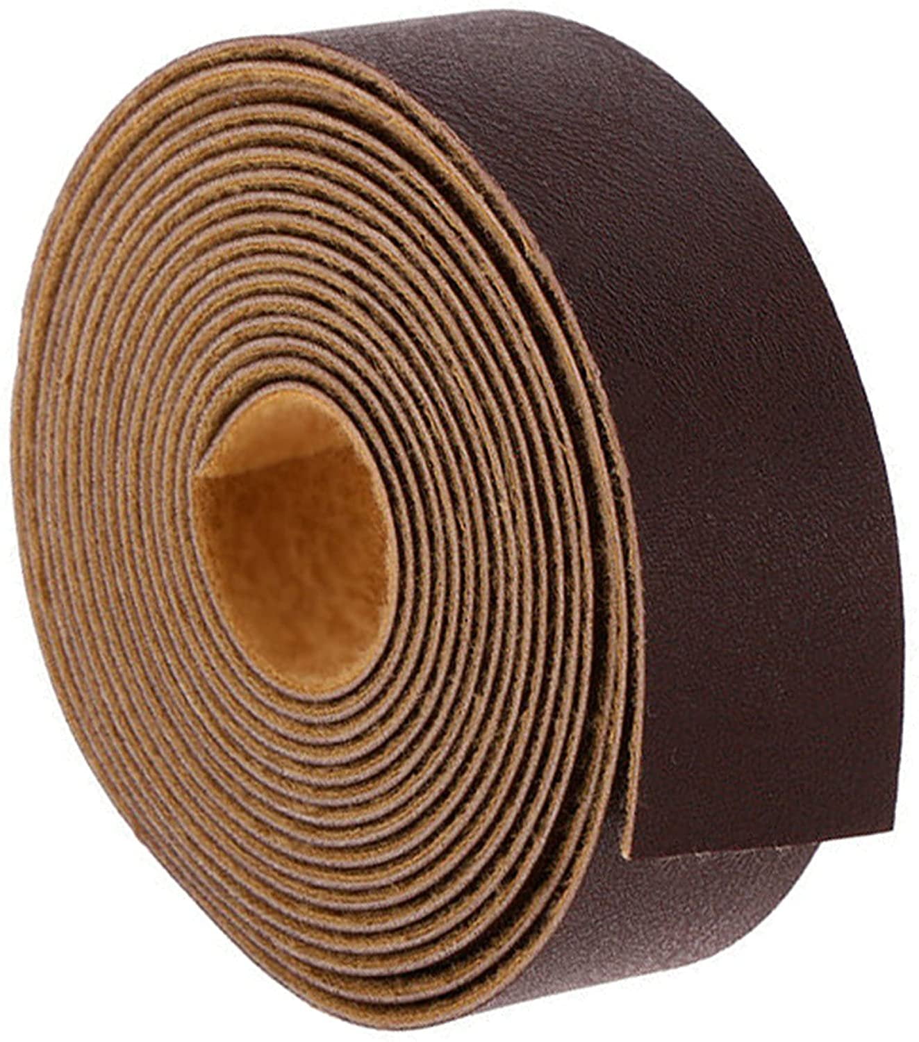 RAWHYD Full Grain Buffalo Leather Strip, Fine Brown Leather Straps Ideal  for Crafts DIY Belts, Bracelets, Jewelry, Key Chains and More (1.5 x 60)  