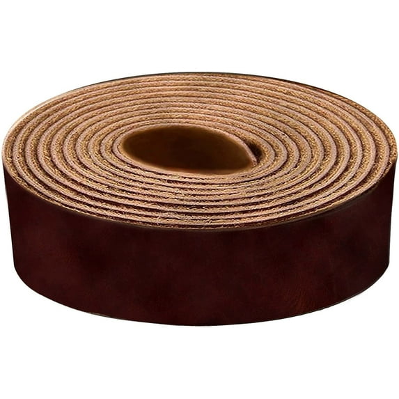 ELW Burgundy Latigo Leather 5-6 oz. 2-2.4mm Straps, Belts, Strips 1/2" 1.3cm Wide X 60" 1.5m Length Full Grain Leather Cowhide DIY Arts & Craft Projects, Clothing, Jewelry, Wrapping