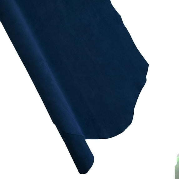 ELW Chap Splits Suede 4-5 oz 1.6-2mm Blue Grey Pre-Cut Piece 1-3 SQ FT 2 PCS Bundle - Split Leather AB Grade Cowhide - Perfect for Auto Garments Chaps Bags Vest Aprons Saddles Moccasins