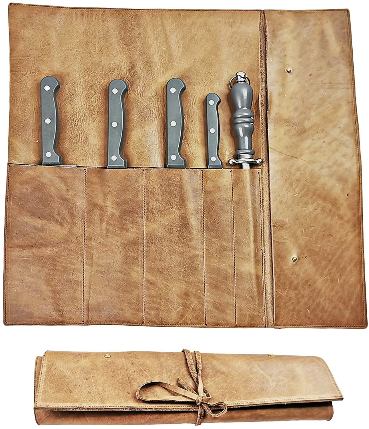 5 Knives Set Plus Chef Knife Case Roll Bag – Bavarian Knife Works