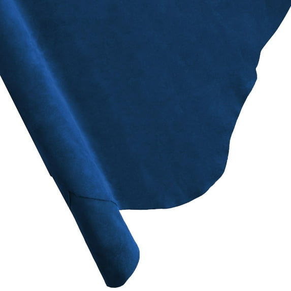 ELW Premium Suede Cowhide 2-4 oz 1-1.6mm - Soft Full Grain Pre-Cut Side Leather - 2-4 SQ FT,Denim - USA Made Silky Buffed Suede Fabric Leather for Car Upholstery, Crafts, Garments, Furniture