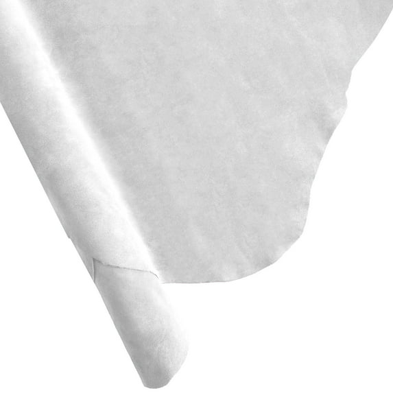 ELW Premium Suede Cowhide 2-4 oz 1-1.6mm - Soft Full Grain Pre-Cut Side Leather - 2-4 SQ FT 2 PCS,White - USA Made Silky Buffed Suede Fabric Leather for Car Upholstery, Crafts, Garments, Furniture