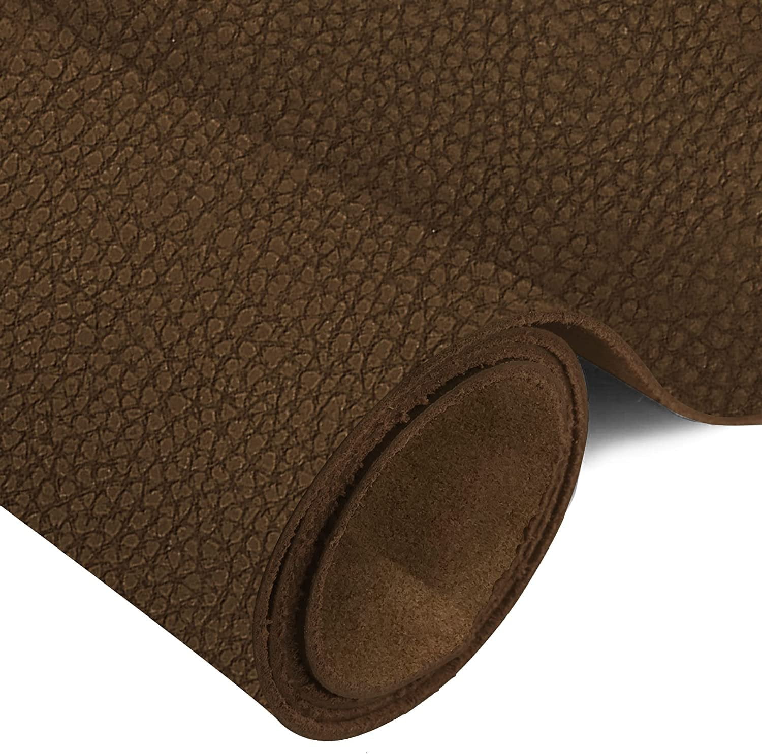 ELW Genuine American Bison Leather Straps - 8-9 Oz Full Grain, 1.5"x60", Chocolate Brown For Belts, Crafts & DIY