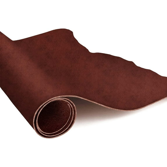 ELW Genuine Leather Vegetable Tanned 8-9 oz. 3.2-3.6mm Size 6-8 SQ FT in Cognac Full Grain Veg Tan Leather AB Grade Cowhide, Heavy Weight, Tooling, Carving, DIY, Holster, Stamping