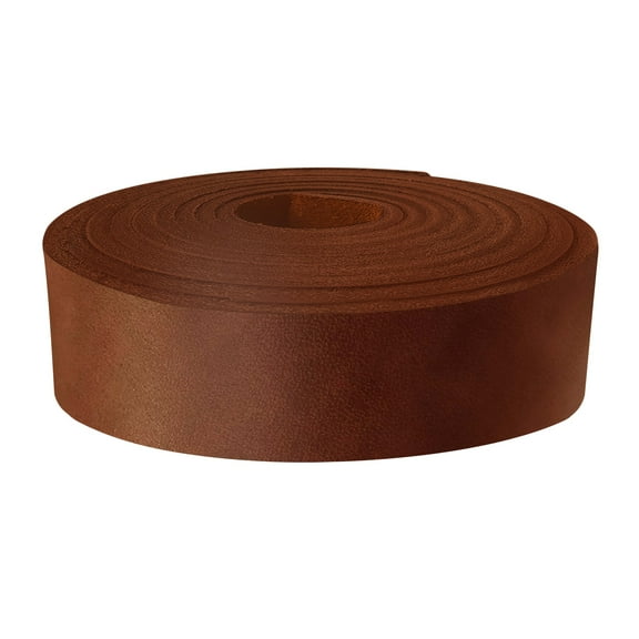 ELW Grass Fed Leather 8-10 oz. 3-4mm 2 PCS 1.5"x60" 3.81x152.4cm Whiskey Brown Full Grain Cowhide Belt Blank Straps Tooling Holsters Saddle Bags Knife Sheaths Furniture Accent Restoring Chairs