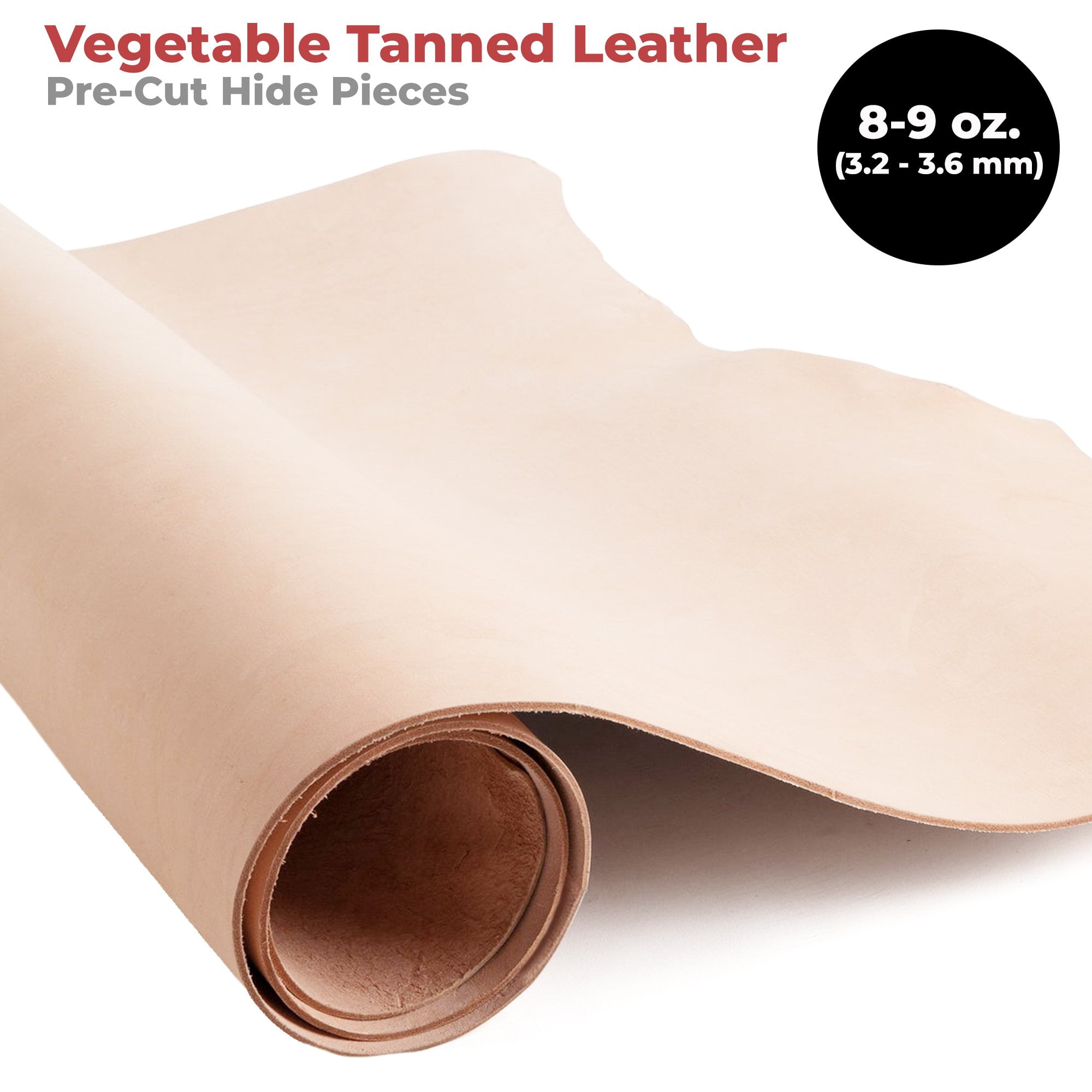 Cow Hide Tanned Veg-Tanned Full Grain Cowhide Leather - Premium - Foto 7