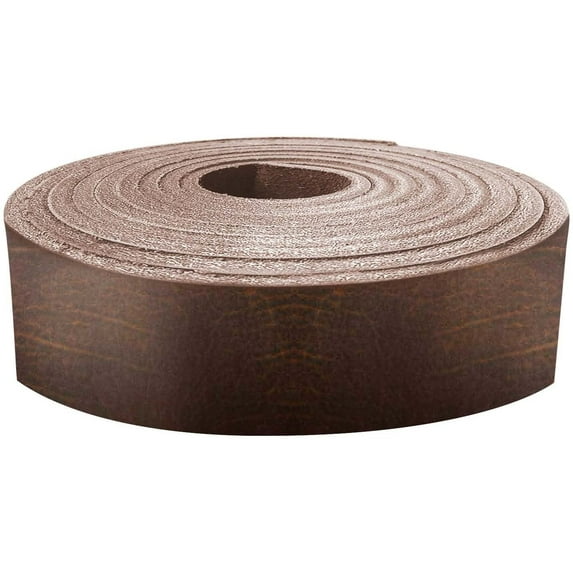 ELW Vegetable Tanned 8-9 oz. 3.2-3.6mm Distressed Brown Straps, Belts, Strips 3-3/4"x60" 9.5x152cm - Full Grain Veg Tan Leather Cowhide Heavy DIY Craft - Holsters, Belt Blanks, Furniture, Stamping