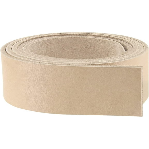 ELW Vegetable Tanned Leather Belt Blanks Strips Straps 5-6oz 2mm Thickness Sizes1-1/2"x52" L,Tooling Leather, Full Grain Veg Tan