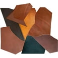 thumbnail image 1 of ELW Vegetable Tanned Leather Scraps  8-10 oz Heavy Duty Weight  Size: 4 LB  Genuine Cowhide Full Grain Leather Remnants for DIY, Crafting, Leatherworking, Tooling  Color: Veg Tanned - Mixed Color, 1 of 6