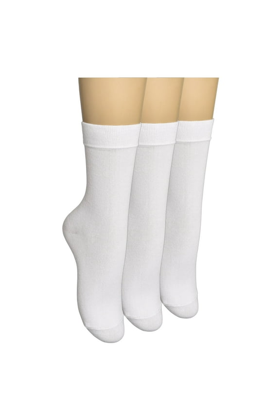 3 Pairs Women Thin Bamboo Above Ankle Seamless Toe Dress, Trouser, Crew Socks for Business or Casual – Ultra Soft, Lightweight, Comfortable, Breathable Socks