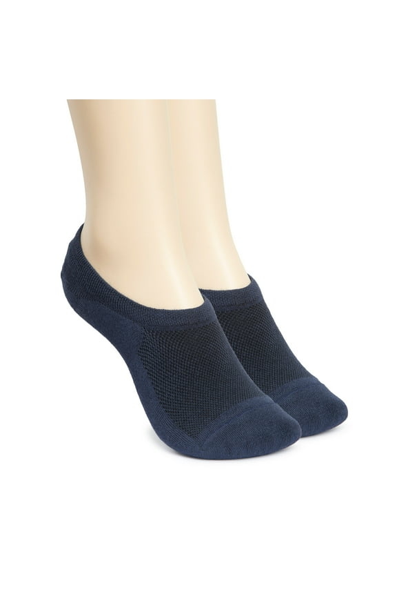 Women's Ultra Soft Bamboo No Show Liner Socks - 2 Pairs in Gift Box - Low Cut Non-Slip Invisible Athletic Casual Breathable Lightweight Cool Comfort Performance Socks for Women