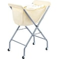 thumbnail image 1 of ELYKEN Laundry Cart with Wheels, 32”H Easy Rolling Laundry Hamper with Removable Liner Bag, Sturdy Metal Frame Clothes Basket with 4 Casters and 2 Brakes, 1 of 8