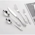 thumbnail image 1 of ELiTA ESSENTIALS Luxury 30-Piece Royal 304 Stainless Steel Flatware Sets Service for 6, 1 of 11