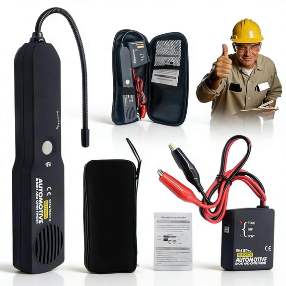 EM415 Pro Broken Wire Detector, Automotive Short & Open Circuit Finder Tester, High Precision Car Electrical Fault Diagnostic Tool for Mechanics