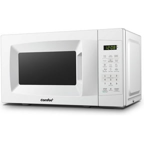 EM720CPL-PM Countertop Microwave Oven with Sound On/Off, ECO Mode and Easy One-Touch Buttons, 0.7 Cu Ft/700W, Pearl White
